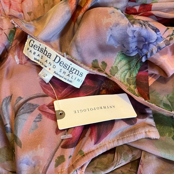 NWT Anthropologie size 2 Isabella tiered square neck maxi dress - Picture 10 of 14